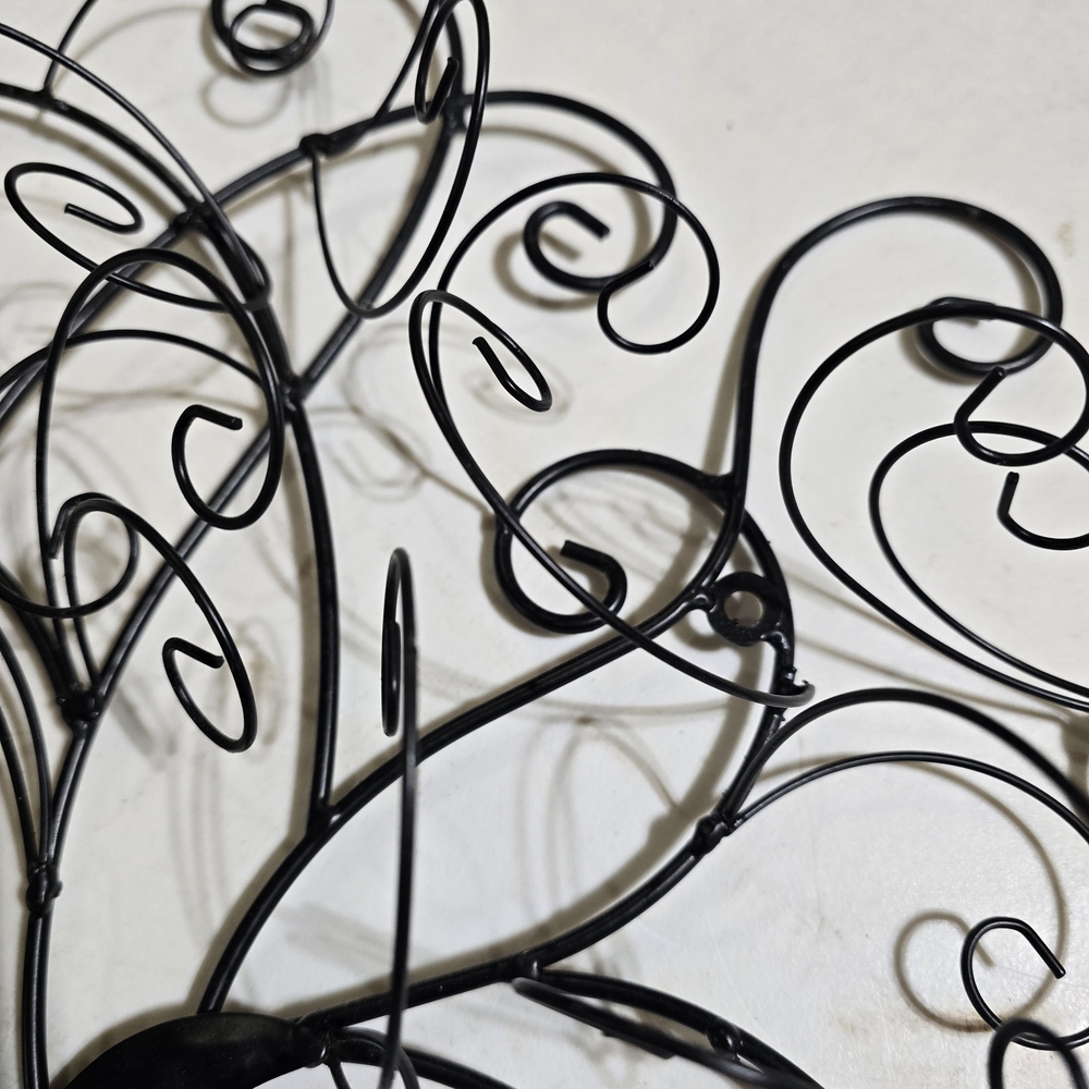 Black Metal Tree Wall Art, 18x16x3 - Picture 4 of 16